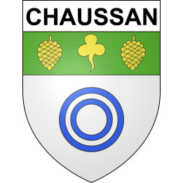 Stickers coat of arms Chaussan adhesive sticker