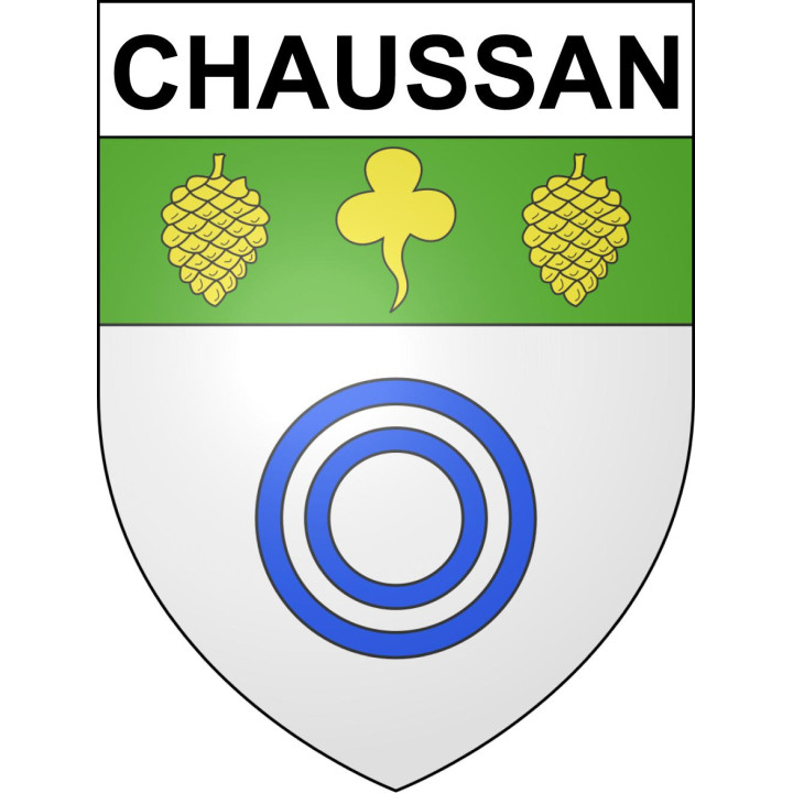 Stickers coat of arms Chaussan adhesive sticker