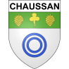 Pegatinas escudo de armas de Chaussan adhesivo de la etiqueta engomada
