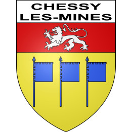 Stickers coat of arms Chessy-les-Mines adhesive sticker