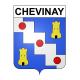 Chevinay Sticker wappen, gelsenkirchen, augsburg, klebender aufkleber