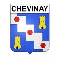 Adesivi stemma Chevinay adesivo