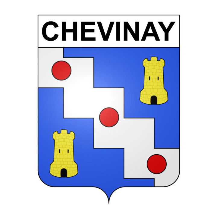 Chevinay Sticker wappen, gelsenkirchen, augsburg, klebender aufkleber