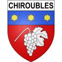 Adesivi stemma Chiroubles adesivo