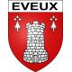 Eveux Sticker wappen, gelsenkirchen, augsburg, klebender aufkleber
