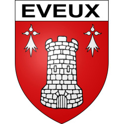 Adesivi stemma Eveux adesivo