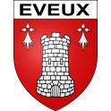 Stickers coat of arms Eveux adhesive sticker