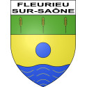 Stickers coat of arms Fleurieu-sur-Saône adhesive sticker