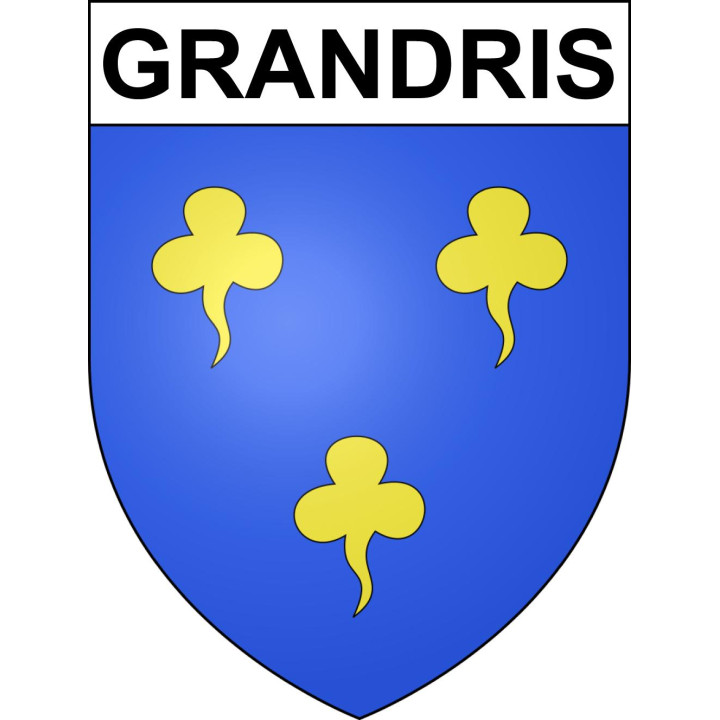 Grandris Sticker wappen, gelsenkirchen, augsburg, klebender aufkleber