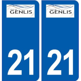 21 Châtillon-sur-Seine logo autocollant plaque stickers ville
