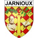 Stickers coat of arms Jarnioux adhesive sticker