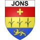 Jons 69 ville sticker blason écusson autocollant adhésif