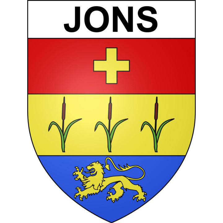 Jons Sticker wappen, gelsenkirchen, augsburg, klebender aufkleber