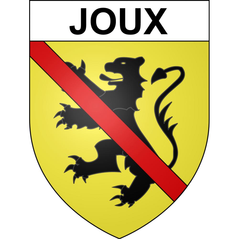 Joux 69 ville sticker blason écusson autocollant adhésif