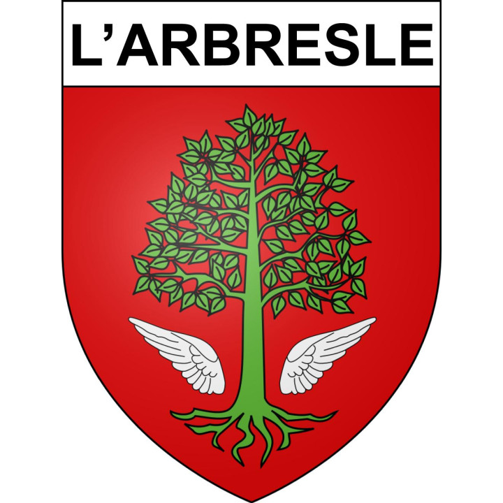 L’Arbresle 69 ville sticker blason écusson autocollant adhésif