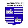 La Chapelle-de-Mardore 69 ville sticker blason écusson autocollant adhésif