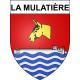 La Mulatière 69 ville sticker blason écusson autocollant adhésif