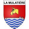 Stickers coat of arms La Mulatière adhesive sticker