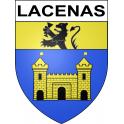 Stickers coat of arms Lacenas adhesive sticker