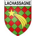Lachassagne Sticker wappen, gelsenkirchen, augsburg, klebender aufkleber