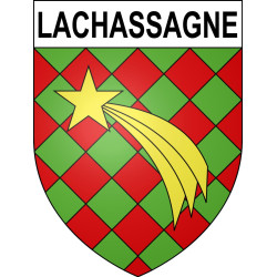 Stickers coat of arms Lachassagne adhesive sticker