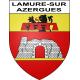 Stickers coat of arms Lamure-sur-Azergues adhesive sticker