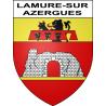Adesivi stemma Lamure-sur-Azergues adesivo