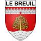 Le Breuil Sticker wappen, gelsenkirchen, augsburg, klebender aufkleber