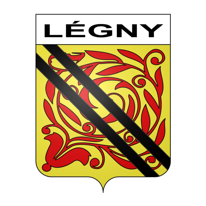 Légny 69 ville sticker blason écusson autocollant adhésif