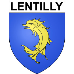 Lentilly Sticker wappen, gelsenkirchen, augsburg, klebender aufkleber