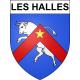 Pegatinas escudo de armas de Les Halles adhesivo de la etiqueta engomada