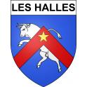 Stickers coat of arms Les Halles adhesive sticker
