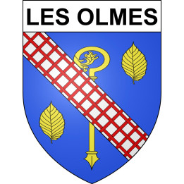 Les Olmes Sticker wappen, gelsenkirchen, augsburg, klebender aufkleber