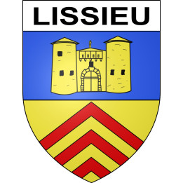 Stickers coat of arms Lissieu adhesive sticker