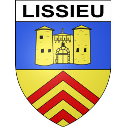 Stickers coat of arms Lissieu adhesive sticker