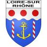 Loire-sur-Rhône 69 ville sticker blason écusson autocollant adhésif