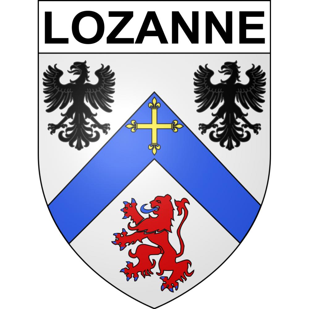 Adesivi stemma Lozanne adesivo