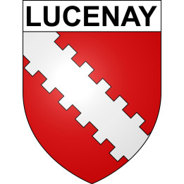Lucenay Sticker wappen, gelsenkirchen, augsburg, klebender aufkleber