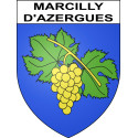 Stickers coat of arms Marcilly-d'Azergues adhesive sticker