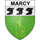 Stickers coat of arms Marcy adhesive sticker