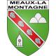 Stickers coat of arms Meaux-la-Montagne adhesive sticker