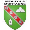Meaux-la-Montagne 69 ville sticker blason écusson autocollant adhésif