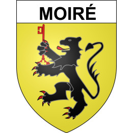 Moiré Sticker wappen, gelsenkirchen, augsburg, klebender aufkleber