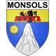 Stickers coat of arms Monsols adhesive sticker