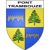 Pont-Trambouze 69 ville sticker blason écusson autocollant adhésif