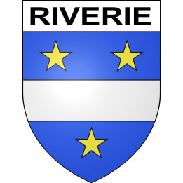Riverie 69 ville sticker blason écusson autocollant adhésif
