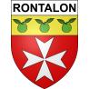 Rontalon 69 ville sticker blason écusson autocollant adhésif