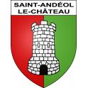 Stickers coat of arms Saint-Andéol-le-Château adhesive sticker