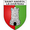 Saint-Andéol-le-Château 69 ville sticker blason écusson autocollant adhésif