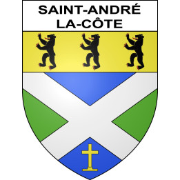 Stickers coat of arms Saint-André-la-Côte adhesive sticker